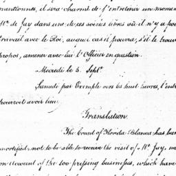 [Document, 1781 September 5]
