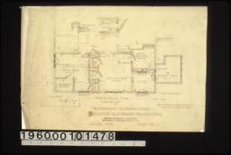 Plan of second floor : Sheet no. 1.