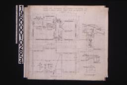 Office -- plan\, foundation plan with sections\, section thro' wall : Sheet no. 1.