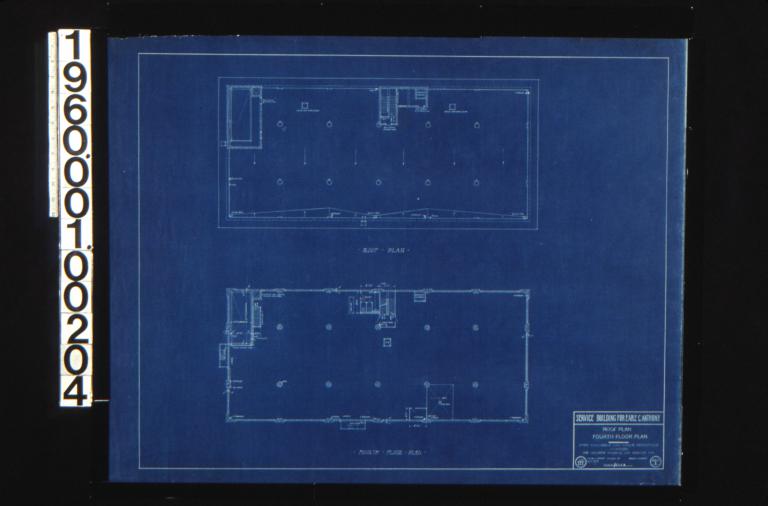 Roof plan\, fourth floor plam : Sheet 3 /