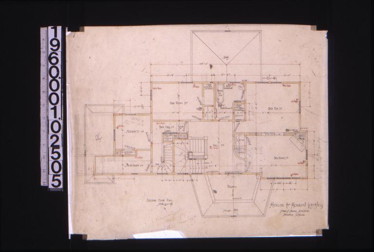 Second floor plan : 3.