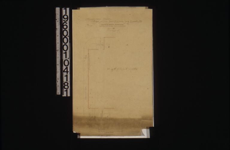 Cement walk plan : No. 10\,