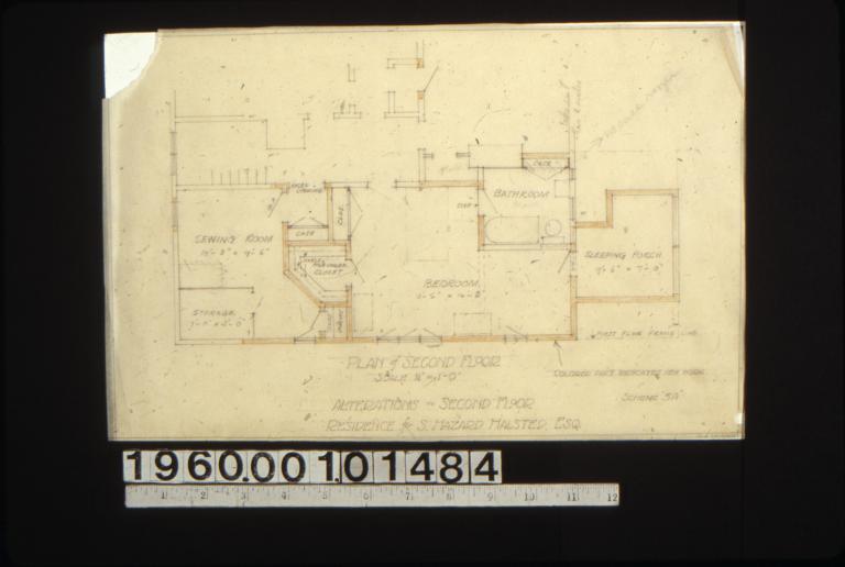 Scheme "3A" -- plan of second floor.