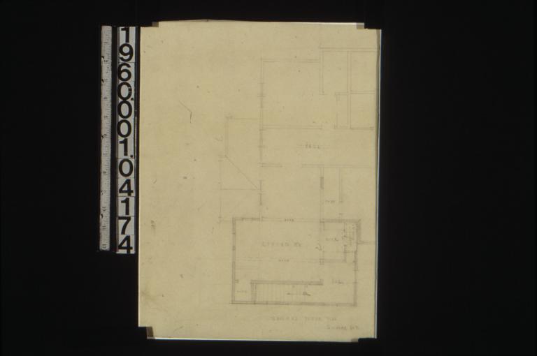 Partial second floor plan\, scheme no. 2.