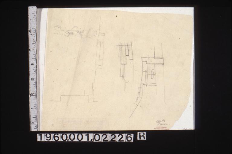 Unidentified rough sketches