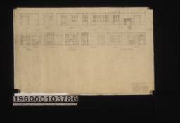 Interior details -- north and east elevations of entry; north\, east and south elevations of living room with half plan of hearth; west and south elevations of bath 1; north\, east and south elevations of kithchen; east and south elevations of dining room : Sheet no.8.