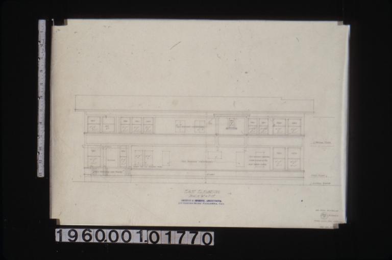 East elevation : 5. (2)