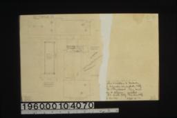Mirror moulds (details for doors) -- elevation (on two doors)\, F.S. details : Sheet no. 16.