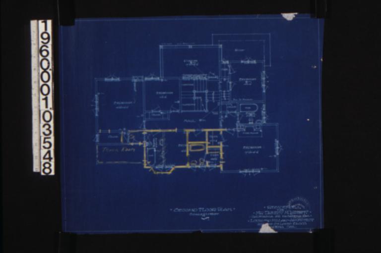 Second floor plan.
