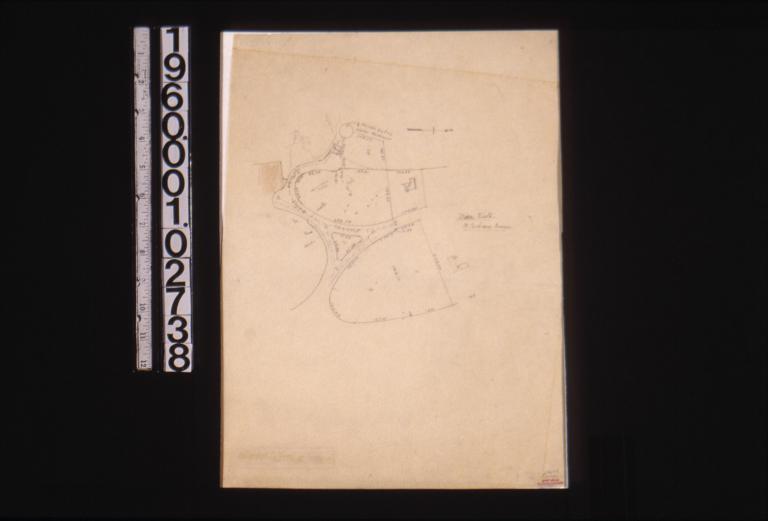 Sketch of site plan of Mira Vista.