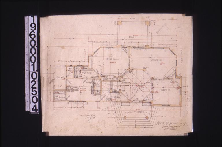 First floor plan; unidentified rough sketches : 2.