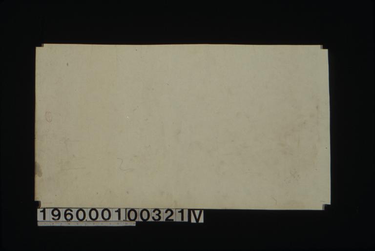 Unidentified rough sketch\, perhaps showing heating vents