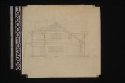 West elevation.