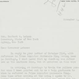 Letter: 1942 November 2