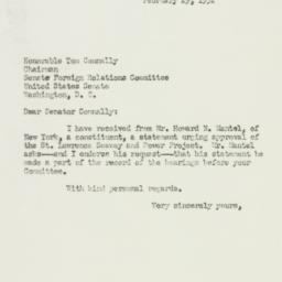 Letter: 1952 February 29