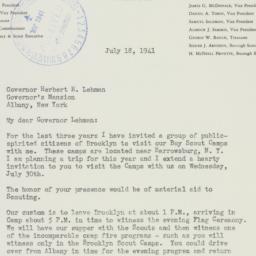 Letter: 1941 July 18