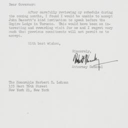 Letter: 1962 November 15