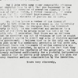 Letter: 1962 November 20