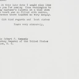Letter: 1964 January 11