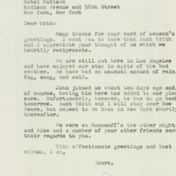 Letter: 1946 December 27