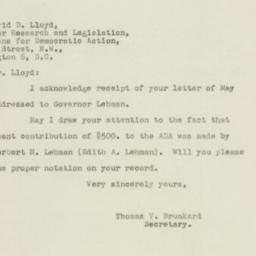 Letter: 1947 June 9