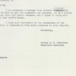 Letter: 1956 January 11