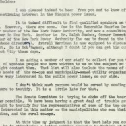 Letter: 1954 April 2