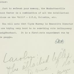 Letter: 1950 July 17