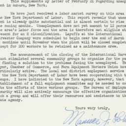 Letter: 1950 April 27