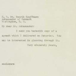 Letter: 1957 October 13