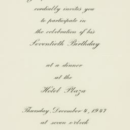 Invitation: n.d.