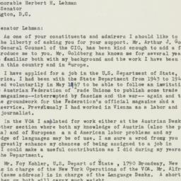 Letter: 1951 April 25