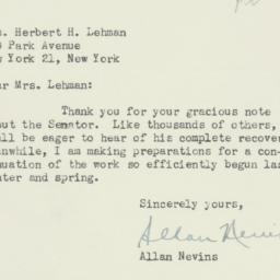 Letter: 1957 October 22