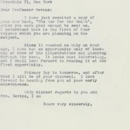 Letter: 1959 September 14