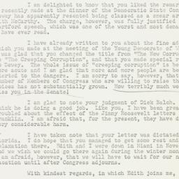 Letter: 1954 February 21