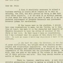 Press Release: 1930 October 17