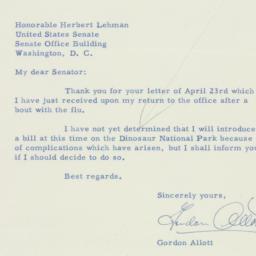 Letter: 1956 April 28