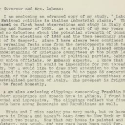 Letter: 1954 January 26