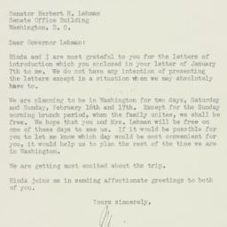 Letter: 1952 January 15
