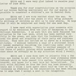 Letter: 1960 June 25