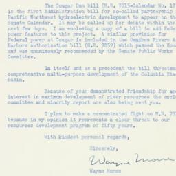 Letter: 1954 August 11