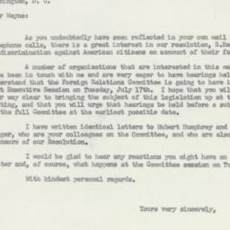 Letter: 1956 July 11