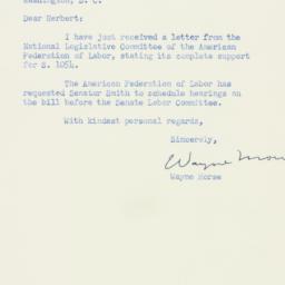 Letter: 1954 February 22