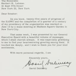 Letter: 1957 June 26