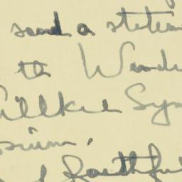 Letter: 1945 February 10