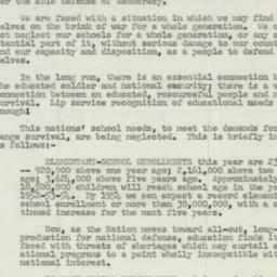Letter: 1951 February 26