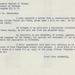 Letter: 1955 June 2