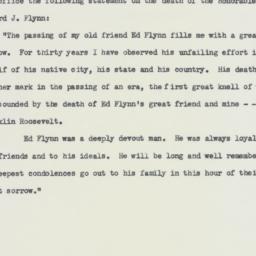 Press Release: 1953 August 18