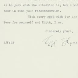 Letter: 1950 January 3