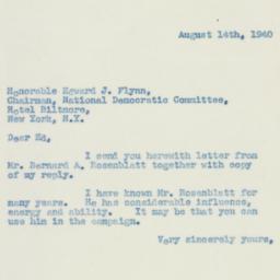 Letter: 1940 August 14